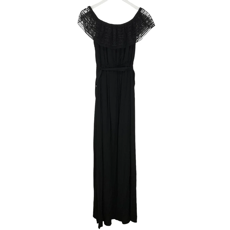 Dress Casual Maxi By Apt 9 In Black, Size: S