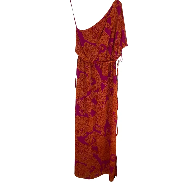 Dress Casual Maxi By Nine And Company In Orange & Pink, Size: M