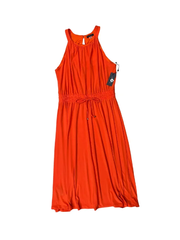 Dress Casual Maxi By Tommy Hilfiger In Orange, Size: 12