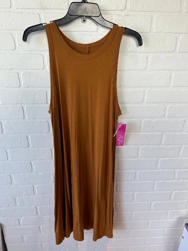 Dress Casual Midi By A New Day In Orange, Size: L