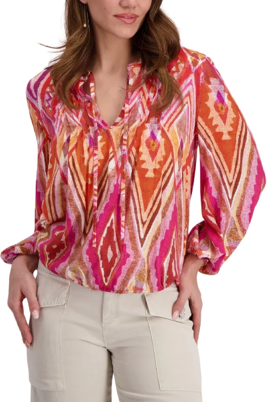 3/4 SLV BLOUSE - 408788MNR