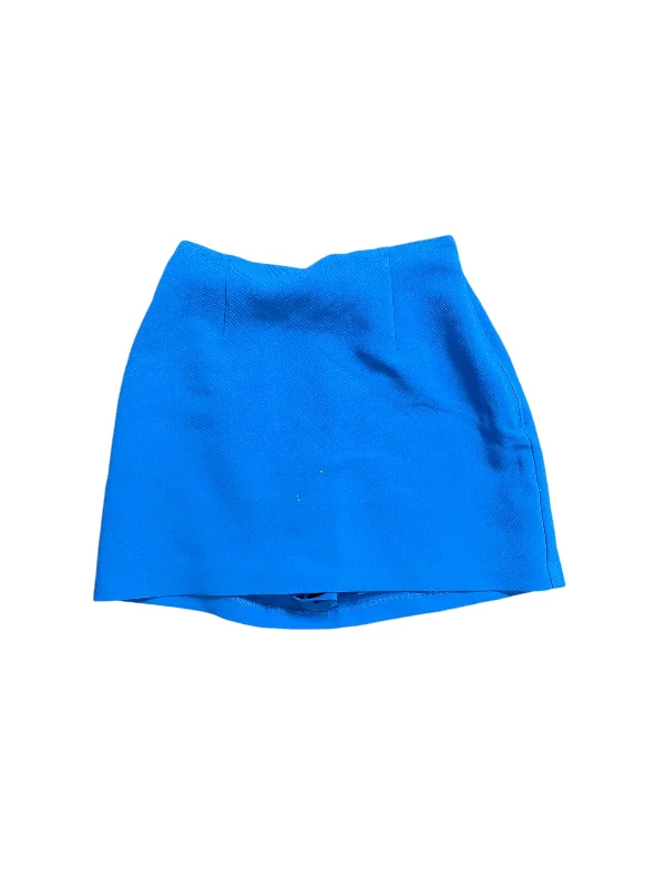 Skirt Mini & Short By Abercrombie And Fitch In Blue, Size: Xxs