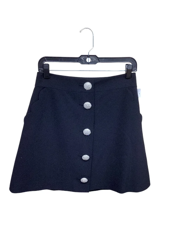 Skirt Mini & Short By Kate Spade In Black, Size: 4