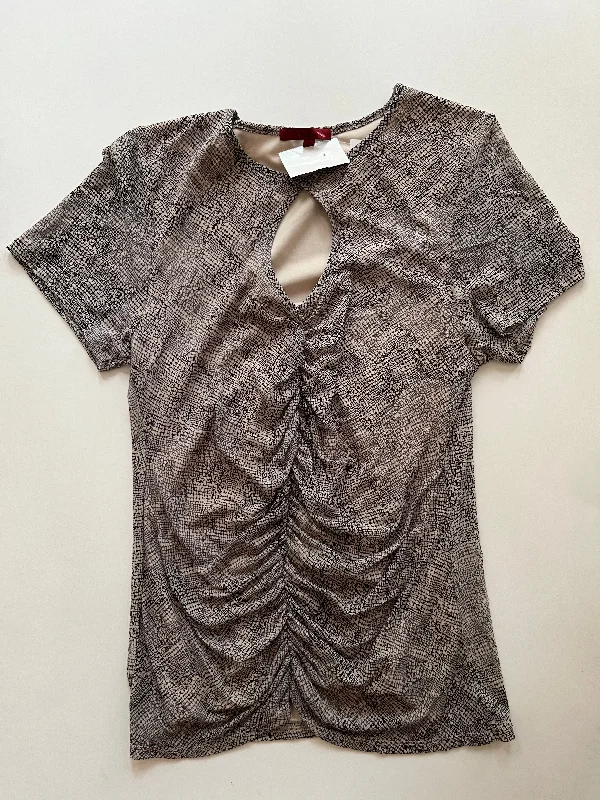 Blouse Short Sleeve By Red In Animal Print, Size: M