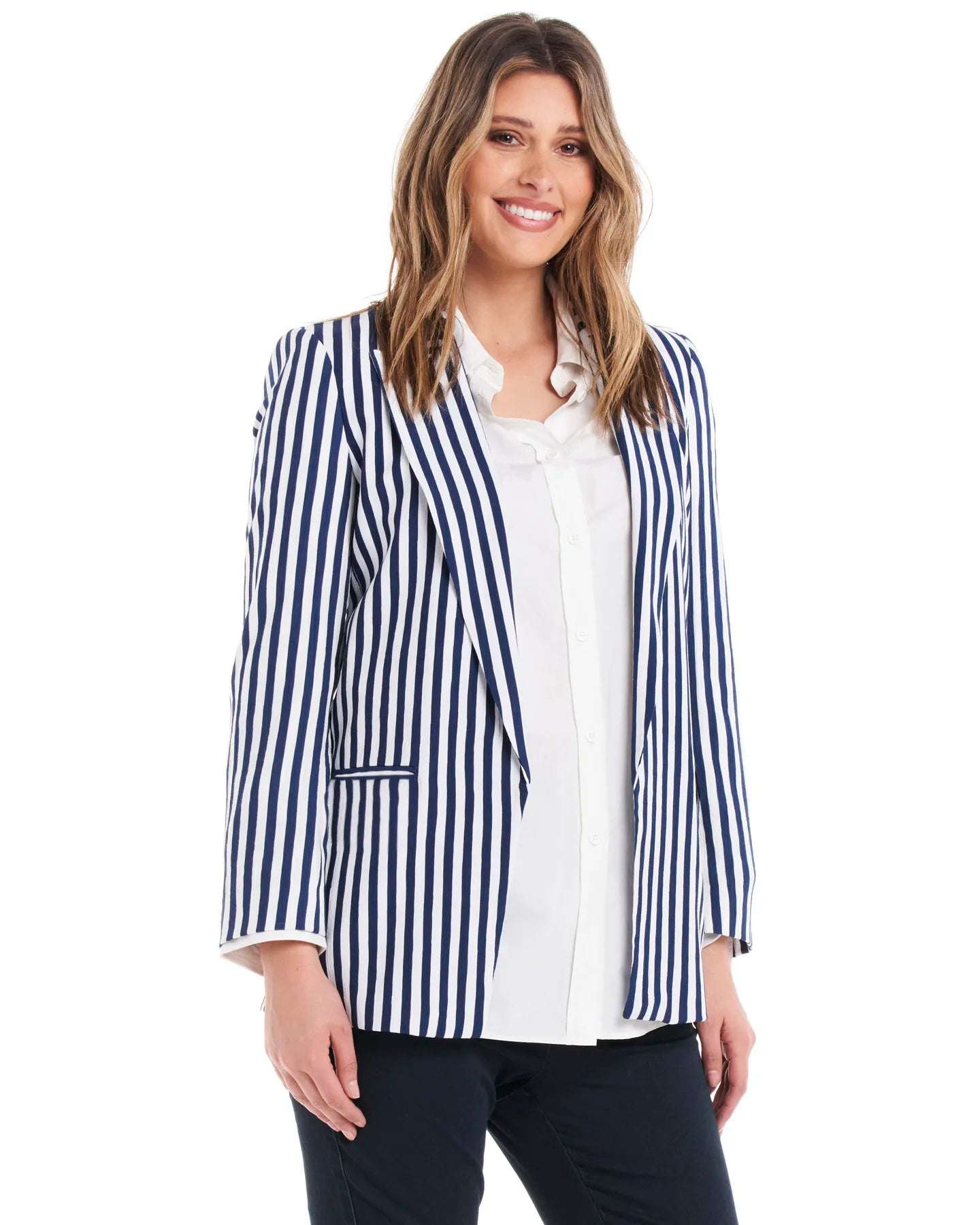 Sorrento Stripe (Navy/White)