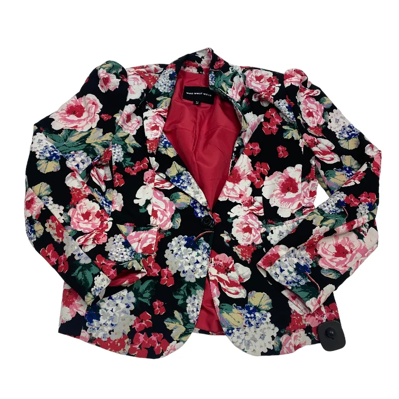 Black & Pink Blazer Who What Wear, Size M