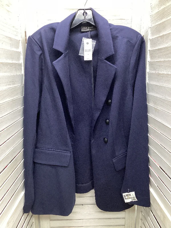 Blazer By Lane Bryant In Navy, Size: 18