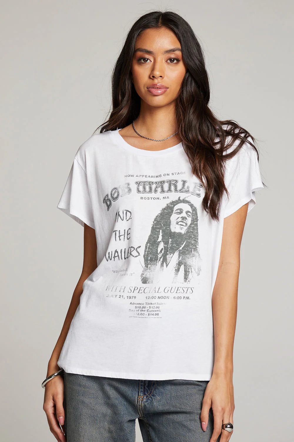 Bob Marley Harvard Stadium Tee - White