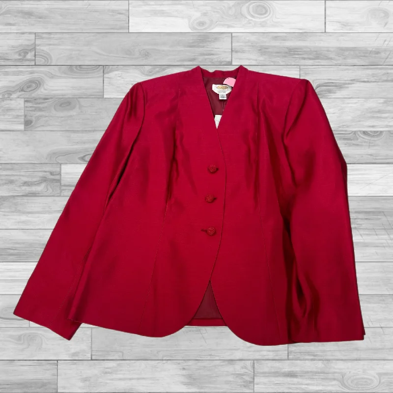 Red Blazer Talbots, Size 14