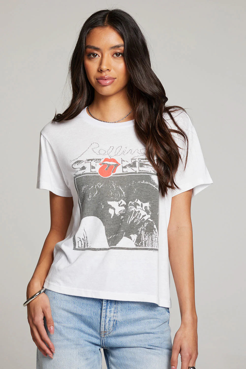 Rolling Stones Mick & Keith Tee - White