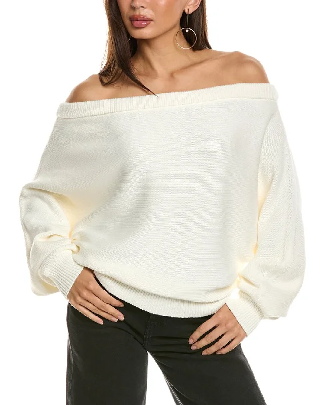 Helmut Lang Ruched Dolman Sweater