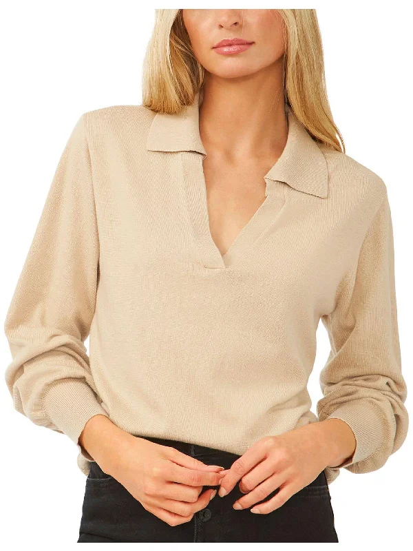 Womens Wool Blend V-Neck Pullover Sweater