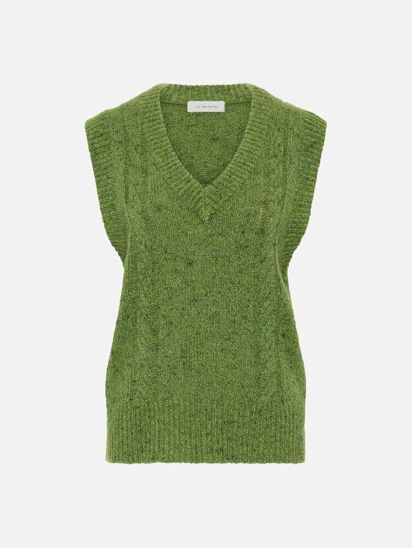 Theo Vest in Green