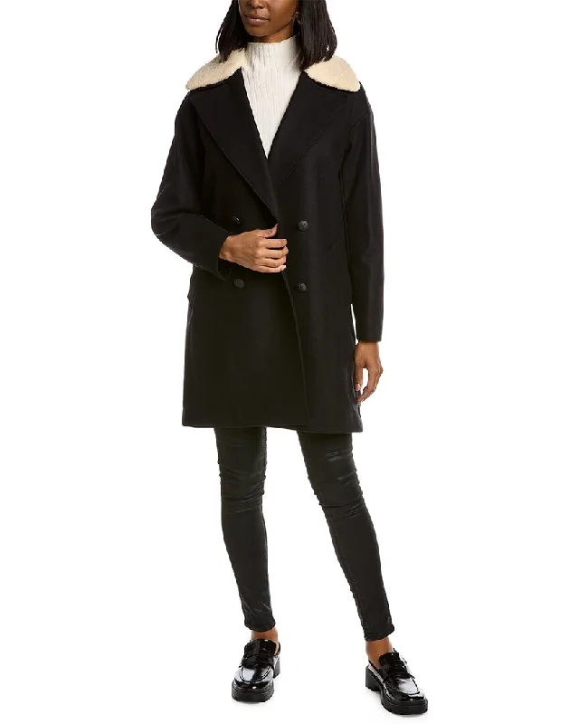 rag & bone Mina Cocoon Wool-Blend Coat